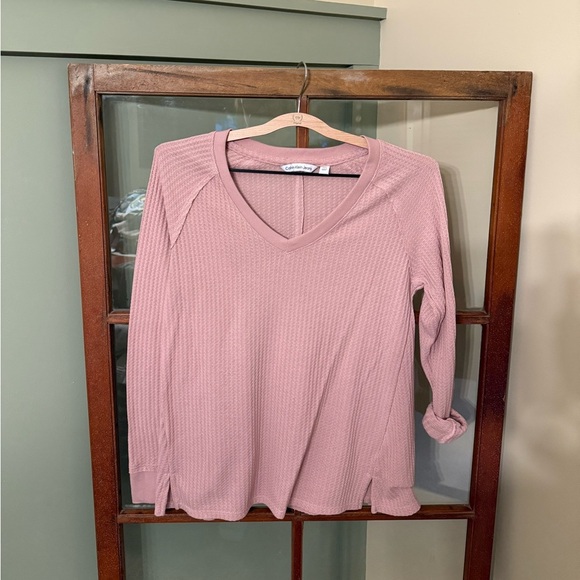 Calvin Klein Jeans Tops - Calvin Klein Jeans Waffle Knit Long Sleeve - Size Small